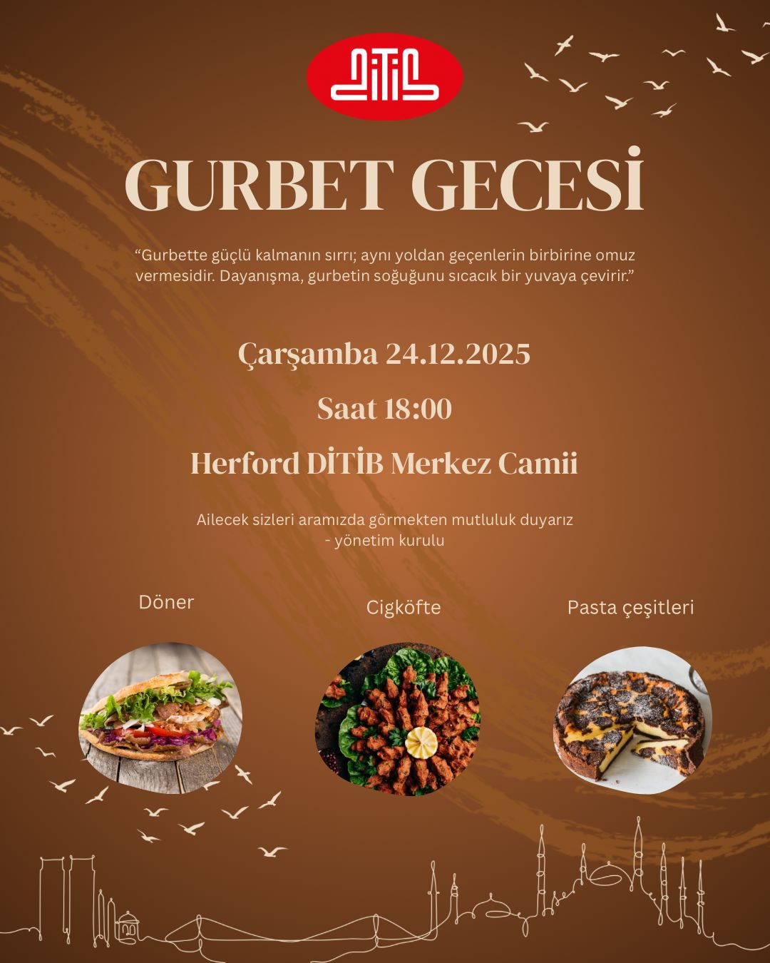 Gurbet buluşması etkinliği