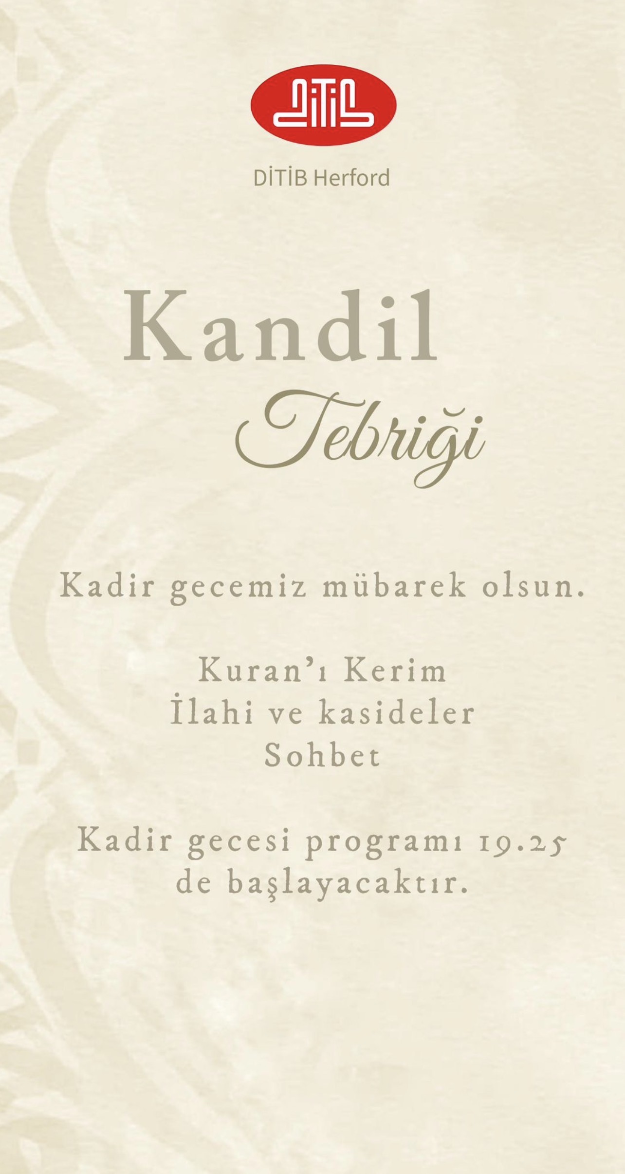 Kadir gecemiz mübarek olsun.