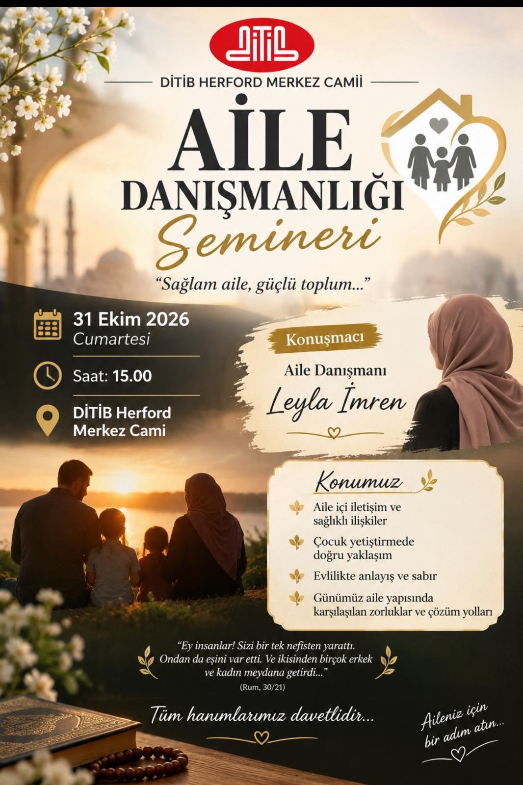 Aile Seminerine Davet